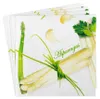 Airlaid Serviette Asparagus, 40 x 40 cm, 50 Stück - Mank - Produktbild-Vorschau 3