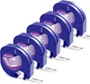 Phomemo 5x Etikettenband kompatibel mit Dymo LetraTag Produktbild-Vorschau 1