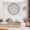 MuchoWow® Tapiserie na zeď Mandala - modrá - česká - bílá - Náhled obrázku produktu 2