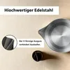 Elektrischer Kaffeekocher 600ml 600W Edelstahl Produktbild-Vorschau 2