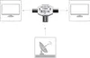 kwmobile Antennen Verteiler Splitter - 0-1000 MHz - 2x Koax Produktbild-Vorschau 2