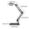 Lupe mit Licht, LED-Schreibtischlampe mit Sockel und Produktbild-Vorschau 2