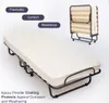 Składane łóżko The White Stone z materacem Waterfoam 80x190 Podgląd zdjęcia produktu 5