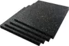 A stack of black anti-vibration pads with white flecks, shown from a diagonal angle against a white background. Podgląd zdjęcia produktu