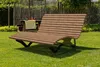 Waldsofa Premium mit Auflage und Kissen, WPC-Latten, Produktbild-Vorschau 1