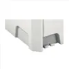 A close-up view of the bottom corner of a gray and light gray storage container. Produktbild-Vorschau