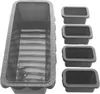 Coolinato Silikon Kastenform Set 5tlg,  GRAU, inkl. Rezepte Produktbild-Vorschau 9