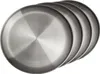 Camping-Teller Set aus Edelstahl - Flache Outdoor-Teller Ø Produktbild-Vorschau 2