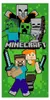 Minecraft Strandtuch Grün – 70 x 140 cm Produktbild-Vorschau 1