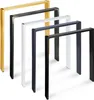 A line of five table legs in different colors, arranged in a row. Produktbild-Vorschau