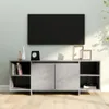 vidaXL Armoire TV gris béton 130x35x50 cm Bois composite Voir les images du produit 2