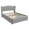 INONEFT Polsterbett 140x190cm, Boxspringbett, Bettgestell Produktbild-Vorschau 10