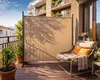Paravent Outdoor Wetterfest 180 x 178 cm Beige | Raumteiler Produktbild-Vorschau 2
