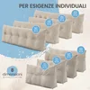 Cuscino per schienale ELONEO largo 100 cm, cuscino a cuneo Anteprima dell’immagine prodotto 7