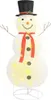 vidaXL LED pupazzo di neve Natale figura tessuto 180 cm Anteprima dell’immagine prodotto 1