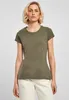 Build Your Brand Kurzarm-T-Shirt für Frauen Quinpot olive Produktbild-Vorschau 7