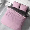 Bettwäsche 240x220 cm rosa pink anthrazit Unifarben Produktbild-Vorschau 4