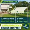 tillvex Balkonmarkise Gelenkarm Markise Klemmmarkise Produktbild-Vorschau 6