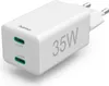 Hama Schnellladegerät USB-C 35W PD/QC, 2xUSB-C, weiß      Produktbild-Vorschau 1