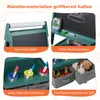 Tablica dla dzieci COSTWAY 3 w 1, dwustronna sztaluga z Podgląd zdjęcia produktu 5