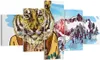 Bild auf Leinwand - Leinwandbild - Tiger in den Bergen Produktbild-Vorschau 1