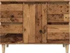 vidaXL Mobiletto lavabo in legno vecchio 80x33x60 cm Anteprima dell’immagine prodotto 4