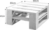 Lermowood Palettenmöbel Mp Hocker 80 x 80 x 40 cm Weiß | Produktbild-Vorschau 3