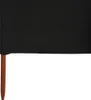 vidaXL tessuto frangivento 3 pezzi 400 x 160 cm nero Anteprima dell’immagine prodotto 4