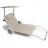 CASARIA® Sonnenliege Klappbar mit Dach Strandliege mit Produktbild-Vorschau 13