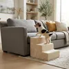 Relaxdays Hundetreppe, 3 Stufen, HxBxT: 36,5 x 35 x 45 cm, Produktbild-Vorschau 2