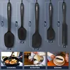 Walfos Silikon Spatel Set Hitzebeständig 600°F Schwarz (5 Produktbild-Vorschau 3