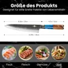 KAZUSHI 8 zoll Kochmesser, Professionelles Allzweckmesser, Produktbild-Vorschau 2