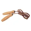 Sk07 Corde à sauter en cuir + poignées en bois Hms Voir les images du produit 16