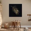 MuchoWow® Poster Pflanzen - Gold - Schwarz - Blätter - Produktbild-Vorschau 6