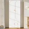 Armoire pour enfants Merax, armoire à 3 portes avec 3 Voir les images du produit 2