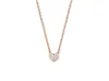 Esprit Damen Kette Collier Silber Rosé Zirkonia Petite Produktbild-Vorschau 2