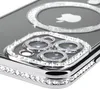 Close-up of the back of a smartphone case, showing the camera lenses and decorative elements. Produktbild-Vorschau