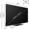 A diagram showing the dimensions of a television. Produktbild-Vorschau
