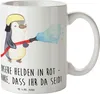 Mr. & Mrs. Panda Kaffeetasse Feuerwehrmann Helden - Weiß - Produktbild-Vorschau 1