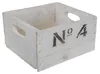 Weiße alte Holzkiste No4 23x21x12cm Produktbild-Vorschau 2