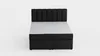 Boxspringbett ROCK 160x200 Stoff Schwarz H4 Produktbild-Vorschau 2
