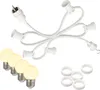 Illu-/Partylichterkette 40m - Außenlichterkette weiß -Made in Germany - 40 warmweiße LED Kugellampen Produktbild-Vorschau