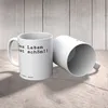 Mr. & Mrs. Panda Becher Das Leben ist schön!!... - Weiß - Produktbild-Vorschau 4