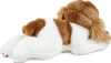 Kuscheltier Hund Cavalier 30 cm liegend braun/weiß Produktbild-Vorschau 4