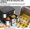 Heißluftfritteuse 10L mit 2 Frittierfächern, Air Fryer, Produktbild-Vorschau 4