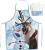 Detská zástera s čiapkou Frozen Sven a Olaf Náhľad obrázku produktu 1