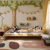 Łóżko dziecięce Ania z barierką i stelażem | 160x80 cm | Podgląd zdjęcia produktu 4