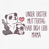 Spreadshirt Erster Muttertag | Panda Hab Dich Lieb Mama Produktbild-Vorschau 2