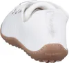A single white shoe with a brown sole, shown from a rear-side angle. Produktbild-Vorschau