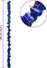 vidaXL Weihnachtskugelgirlande Blau 186 cm Polystyrol Produktbild-Vorschau 7